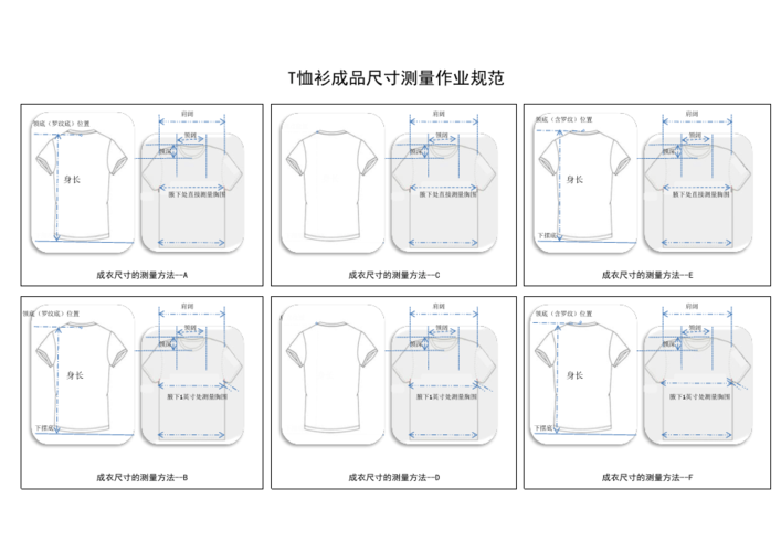 短袖T恤尺码测量方法（短袖t恤准确测量方法）